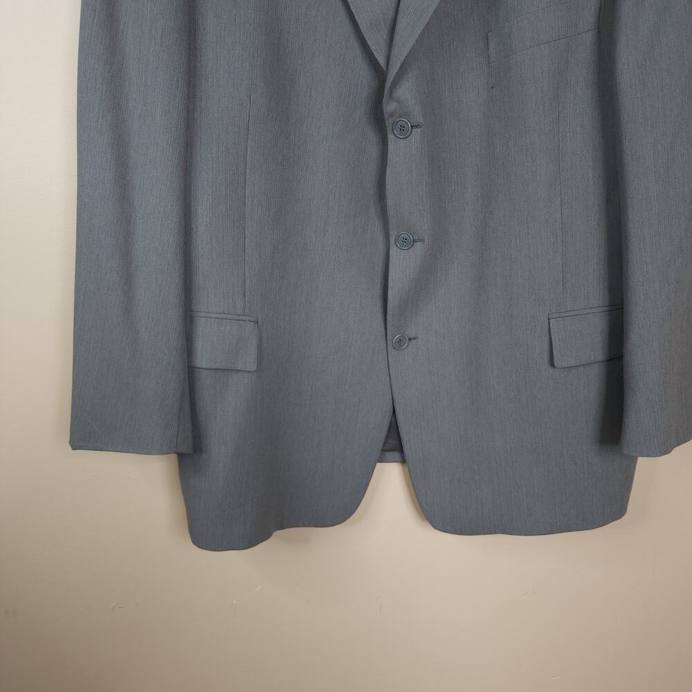 Daniel Hechter Gray Three Button Wool Blazer Size… - image 4